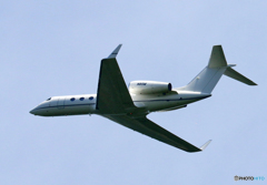 「青空」 プライベート機ガルフG350/450 N85M 飛ぶ