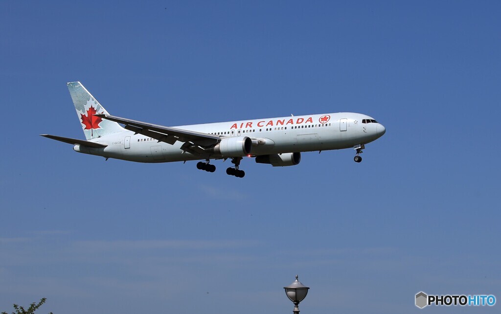 「群青」Air Canada 767-375 C-GLCA Landing 