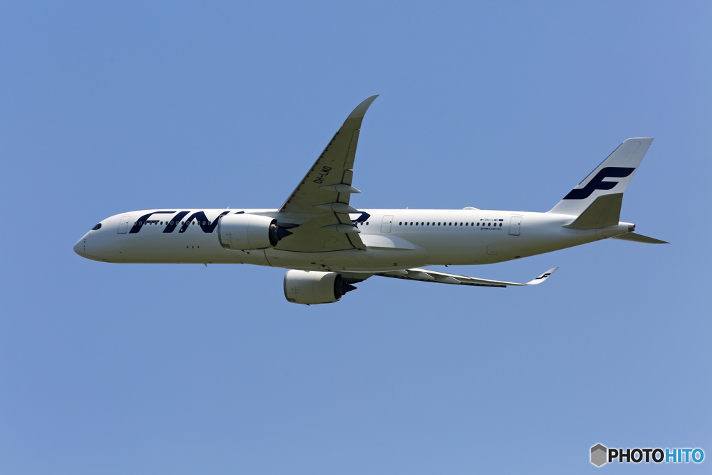 「そらー」 FINNAIR A350-941 OH-LWD Takeoff 