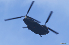 「青」☆　☮ チヌーク飛来・CH-47JA✈