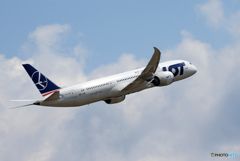 「SKY」 LOT 787-8 SP-LSB 出発です