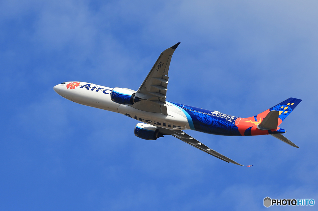 「青の空」Air Calin A330-941 F-ONET 出発