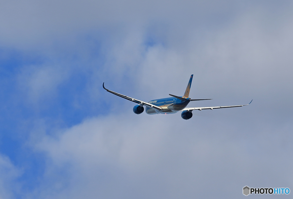  「青が好」Vietnam A350-941 VN-A888 飛ぶ