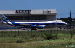 「青色が好き」 Air Bridge Cargo 747-8HVF 到着