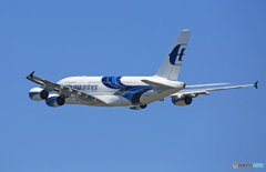 「そらー」 Malaysia A380-841 9M-MNF 離陸です