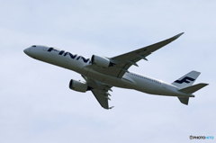 「良い空～」FINNAIR A350-941 OH-LWP 出発です