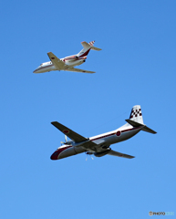 ☮休憩ﾀｲﾑ(569)  YS-11 U-125・・ 飛行調査中