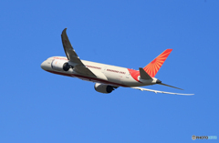 ☀「青い空」が一番Air India 787-8 出発