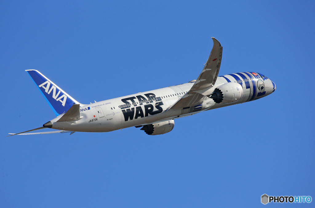 「スカイ」 STAR WARS 787-8 JA873A Takeoff 