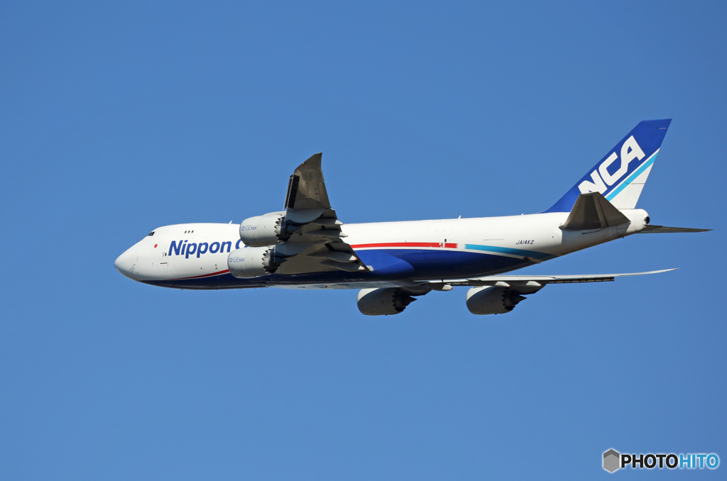 ☀「青い空」が一番NCA 747-8KZF JA14KZ Takeoff