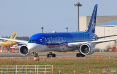 「群青色」Air Tahiti Nui 787-8 F-UNAI 離陸