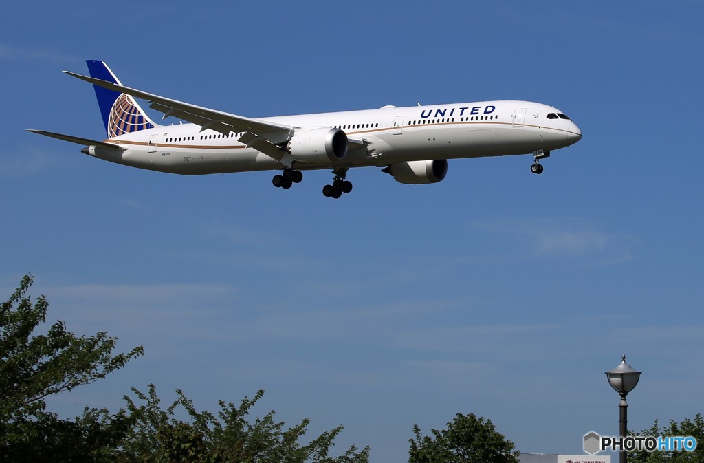 「青色が好き」UNITED 787-10 新型機 到着　