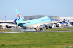 「そらー」 KOREAN 747-8 HL7617 Landing