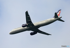 「雲」 マカオ航空 A231-321 B-MAQ 離陸