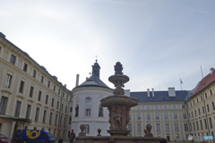 チェコ（２４３）プラハ城入口　