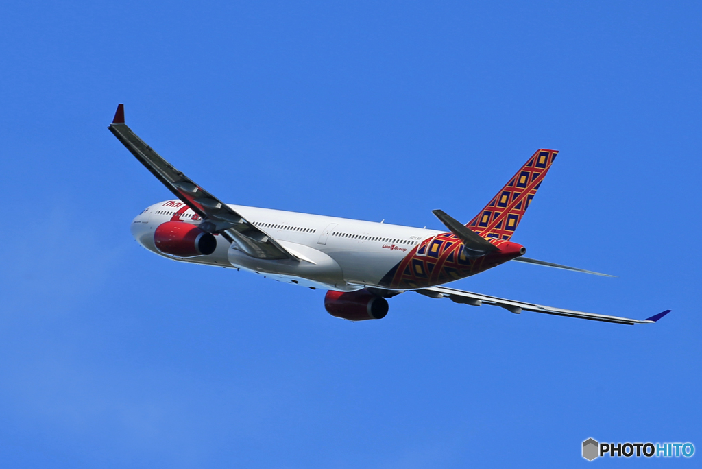 「はれー」　Lion Air A330-343 HS-LAH 離陸 