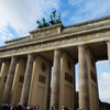 ベルリン  (1235)　ブランデンブルク門・青い空