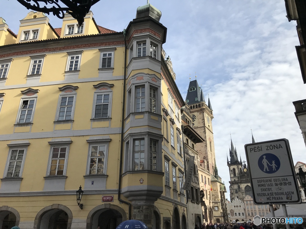 チェコ（３１６）プラハの街角　　
