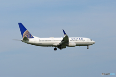 「はれー」 United 737-800シミターN39297到着