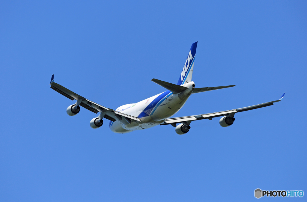 「そらー」 NCA 747-400 JA06KZ 飛行