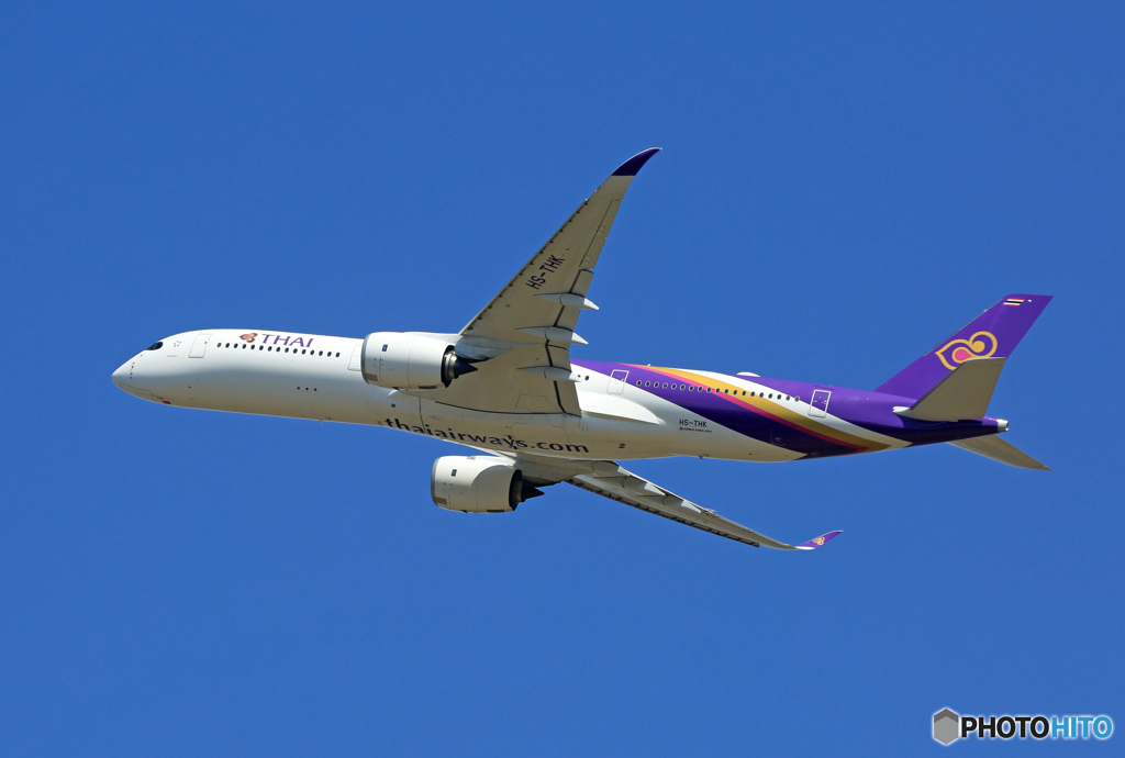 「あおぞら」Thai A350-941 HS-THK 飛ぶ