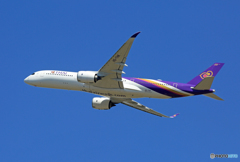 「あおぞら」Thai A350-941 HS-THK 飛ぶ