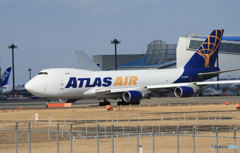 「すかい」 ATLAS 747-400 N415MC Takeoff 