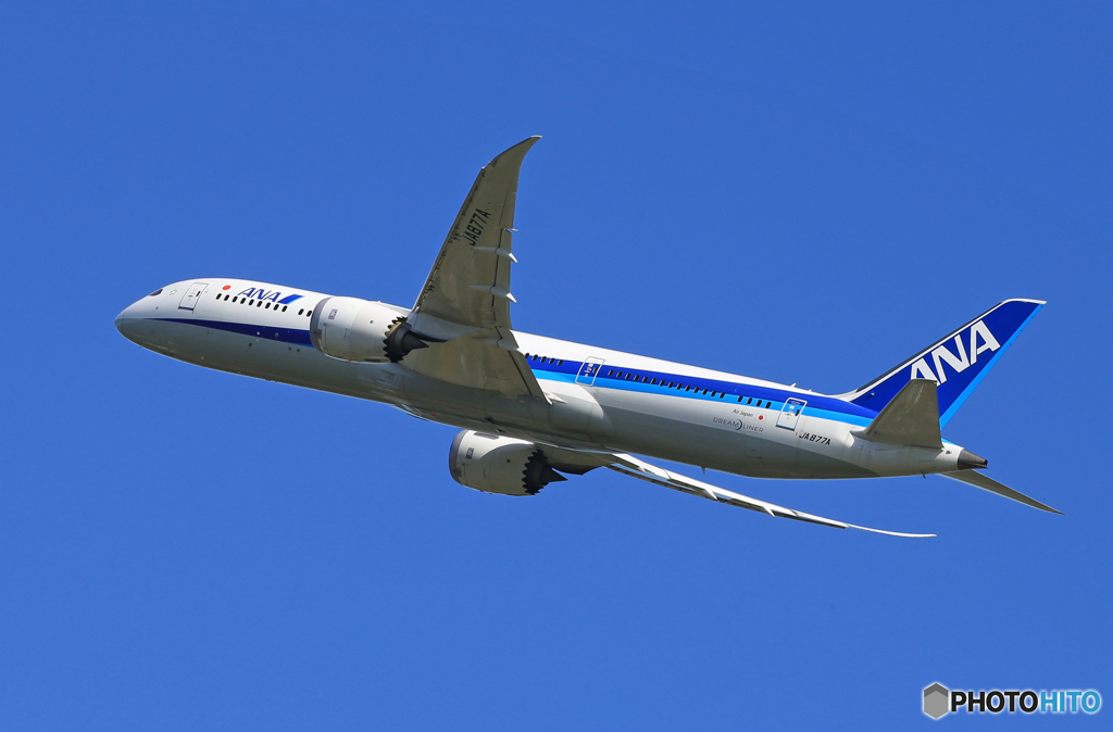 ☀「あおぞら」ANA 787-9 JA871A  飛んだ