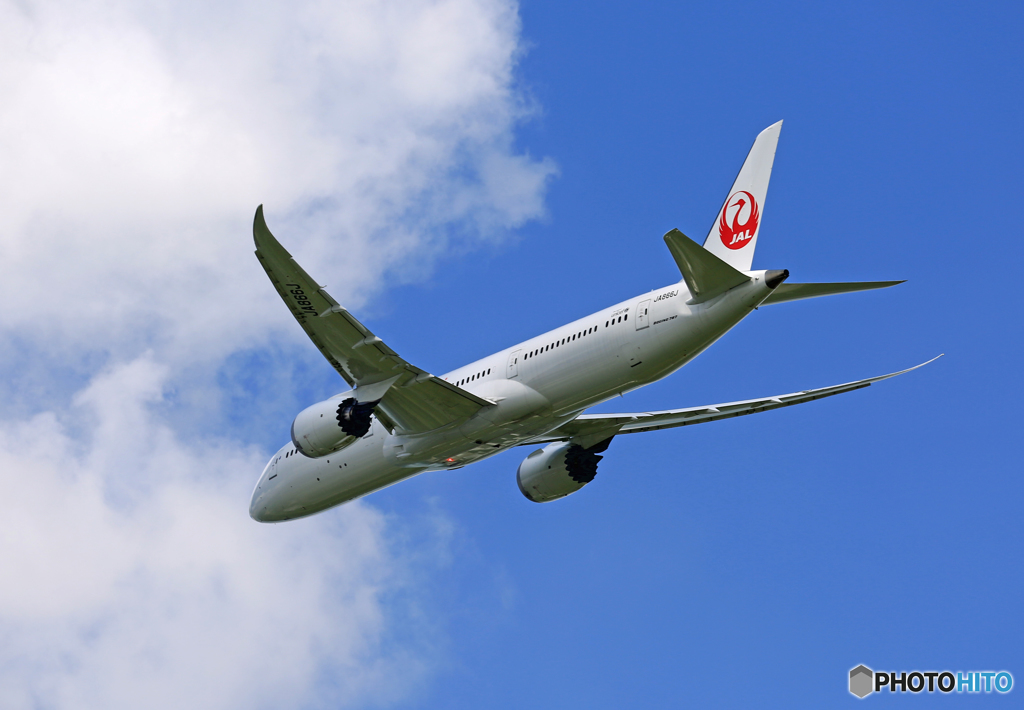 「良い空～」 JAL 787-9 JA866J