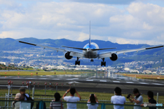 「青空」✈ 皆んなで観る・千里川 ✈