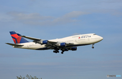 「すかい」 DELTA 747-400 N667US 到着
