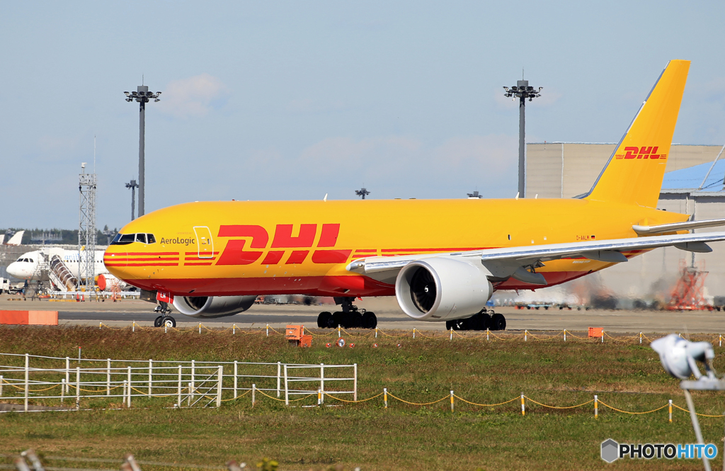 「蒼空」 DHL 777-FBT D-AALM 飛ぶ