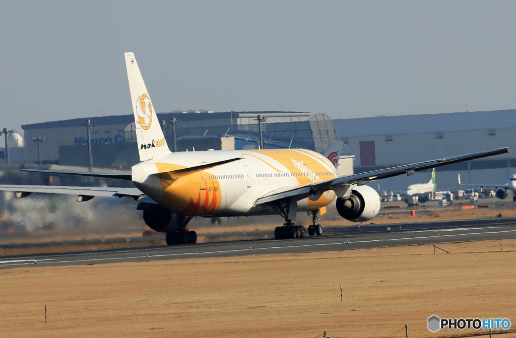 「あおいそら」 nokscoot 777  離陸