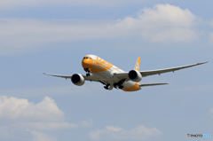 「あおぞら」 Scoot 787 9V-OJB 飛び立ちです