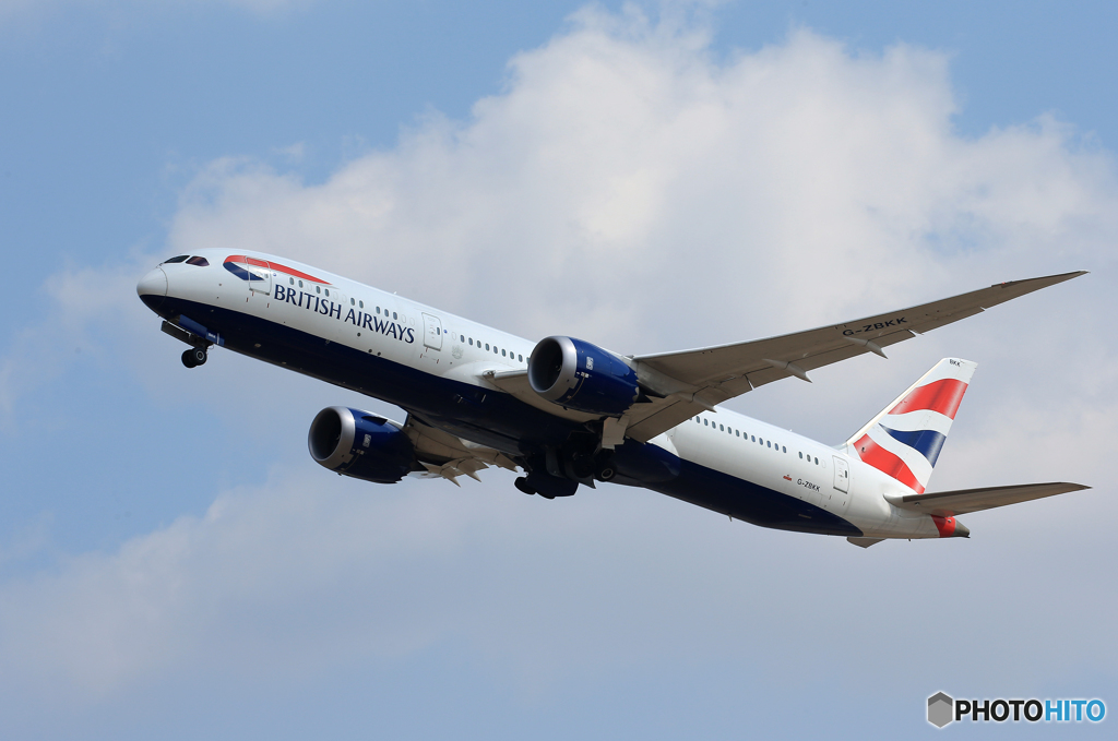 「空色」 BRITISH 787-9 G-ZBKK Takeoff