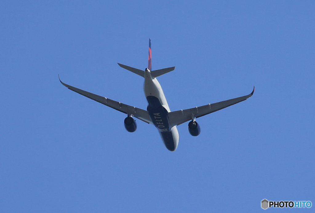 「あおぞら」デルタ　DELTA エアバス A350