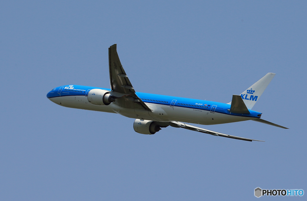 「はれー」KLM 777-200 PH-BVP Takeoff 