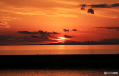 「スカイ」東京湾のサンセット
