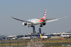 「そらー」 American 787-9 N818AL Landing