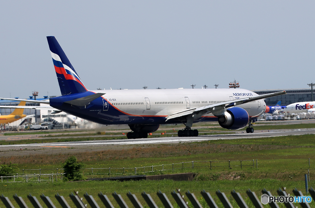 「空色」AEROFLOT A330-343 VQ-BUA出発