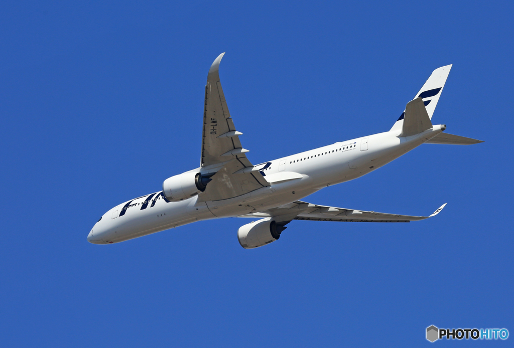 「晴れ」 Finnair A350-941 OH-LWF 出発です