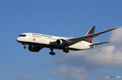「真青の空」Air Canada 787-8 C-GHPQ来た～