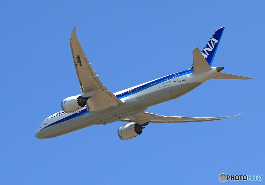 「あおいそら」 ANA 787-9 JA891A 出発 