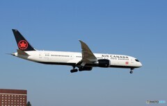 「すかい」Air Canada 787-9 C-FVLU 着陸