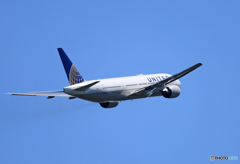 「青色が好き」 UNITED 777-222 N777UA Takeoff 