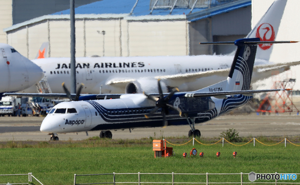 Aurora DHC-8-400 RA-67254 Takeoff