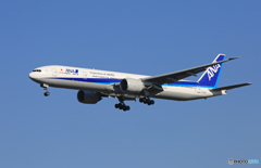 ☀「あおぞら」 ANA 777-381 JA778A Landing
