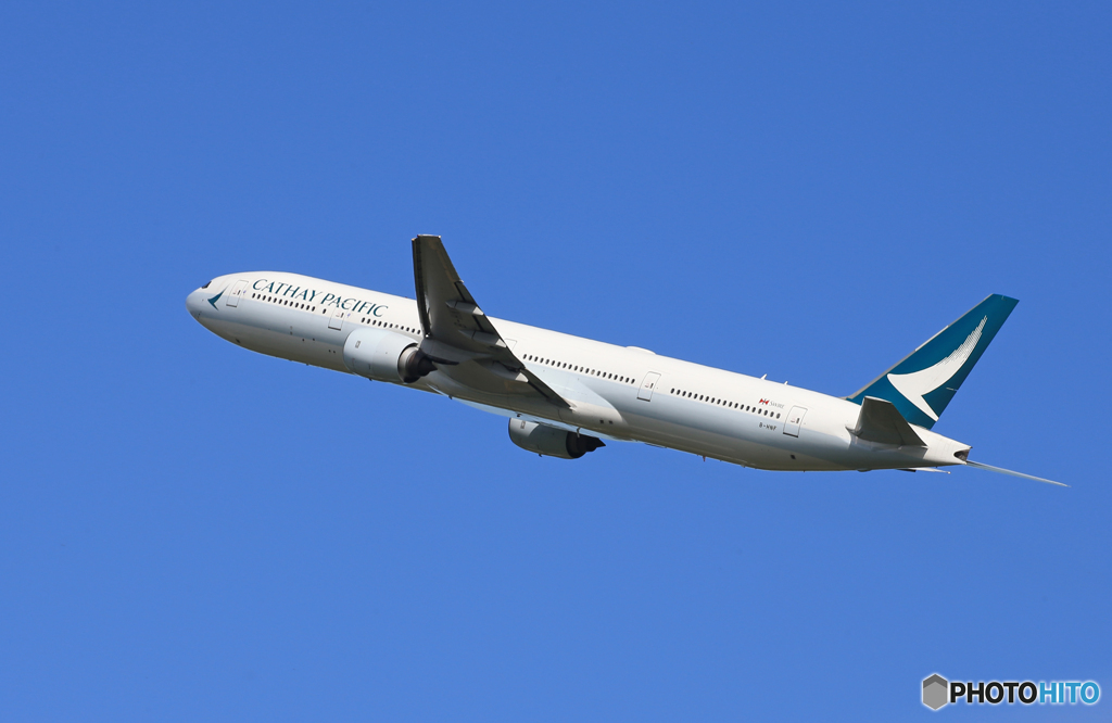 「すかい」 Cathay 777-367 B-HNF Takeoff 