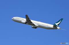 「すかい」 Cathay 777-367 B-HNF Takeoff 