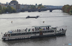 プラハ（２０３）カレル橋からの風景